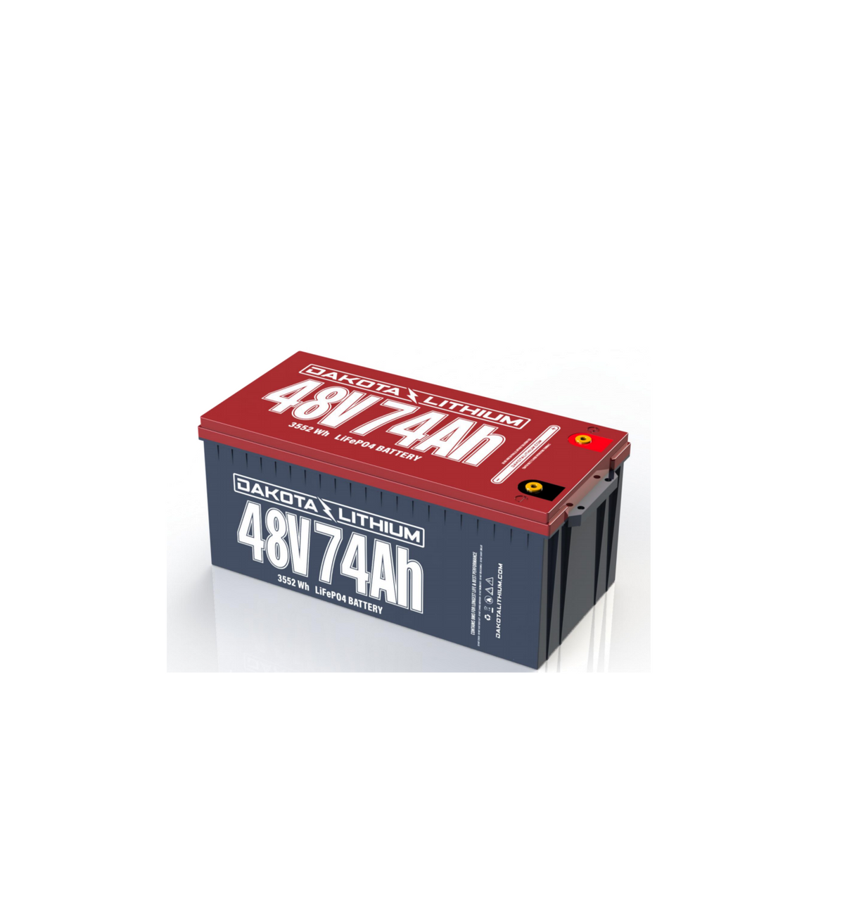 Dakota 48V 74Ah LiFePO4 Battery Pack – Long-Life 48V Lithium Iron Phosphate Battery for Solar, RV, Marine & Off-Grid Power