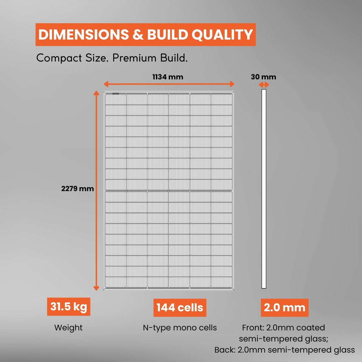 Mate Solar 575W N-Type TOPCon Bifacial Dual Glass Full Black Solar Panel($0.38/W)
