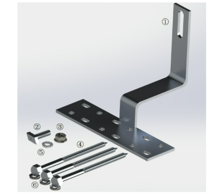 S-Tile Roof Hook - Stainless