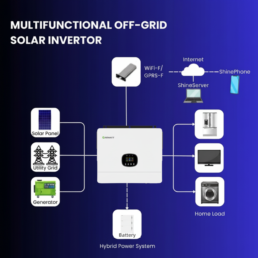 12KW Split Phase 120/240Vac Off-Grid Solar System