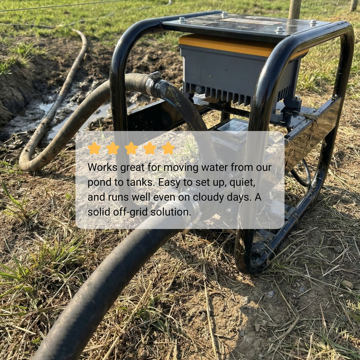 Rocksolar 3.75HP 60-450V Solar DC Brushless water transfer Pump