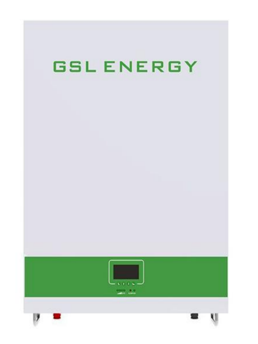 Sistema de batería de litio GSL Energy de 5 kWh, 51,2 V y 100 Ah