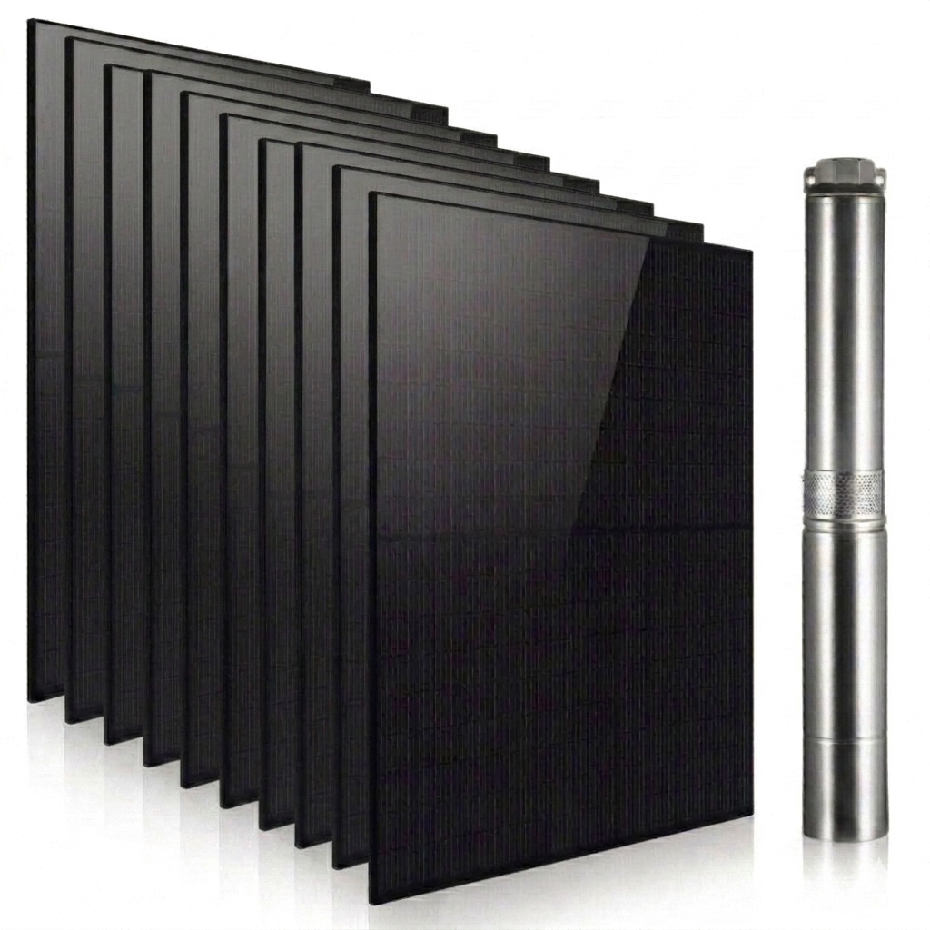 Rocksolar 4.0HP Solar-Powered Submersible Pump Kit