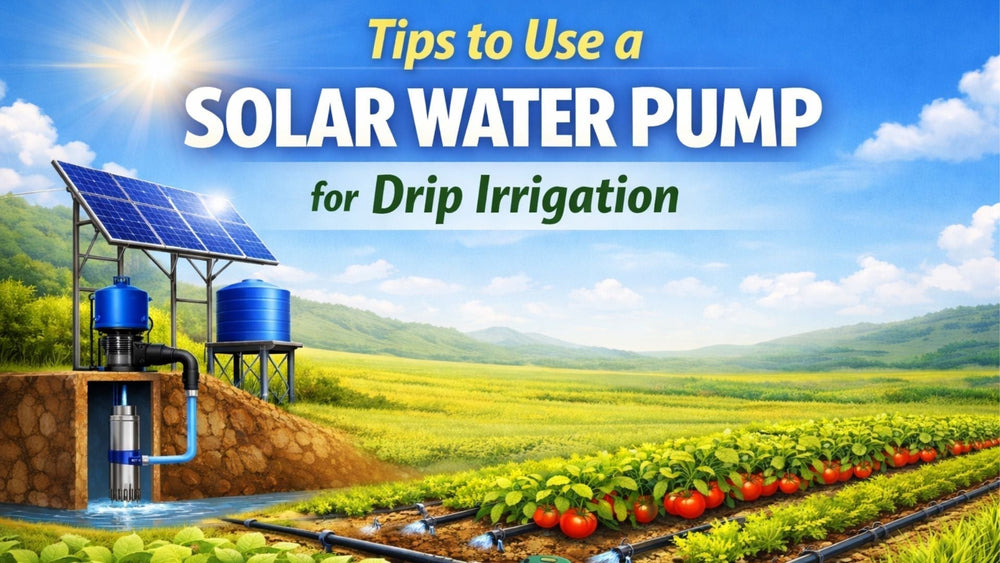 Tips to Use a Solar Water Pump for Drip Irrigation – ROCKSOLAR
