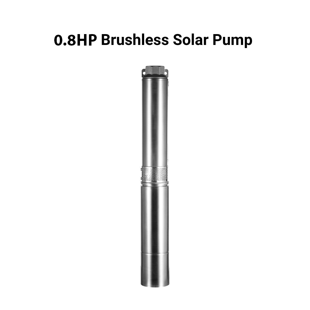 Rocksolar 40-90V 0.8HPSolar DC Brushless submersible Pump with Built in Controller