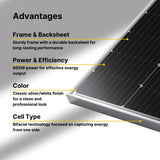 LONGi 605W Rigid Monocrystalline Bifacial Solar Panel