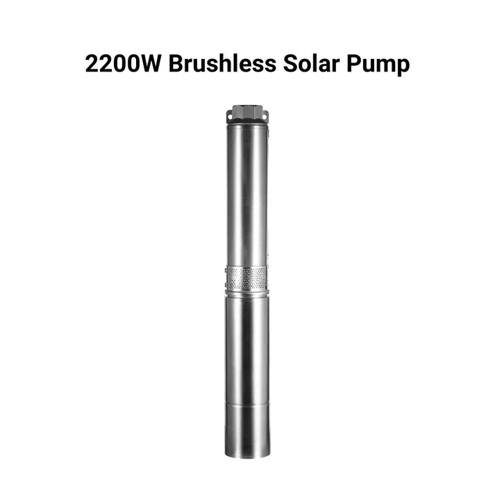 2200w brushless solar water well pump