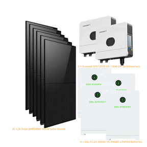 24kW Off-Grid Solar System with 16.2kW Panels & 57.36kWh Battery
