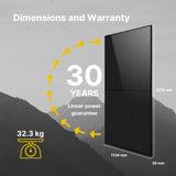 THORNOVA 580W Rigid Monocrystalline Bifacial Solar Panel