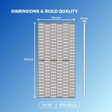 Paneles solares bifaciales Seraphim Sable TOPCon de 440 W, completamente negros (36 paneles/paleta) $0,345/W 