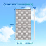JA  600W n-type Bifacial Double Glass High Efficiency Mono Module  (0.403$/W)