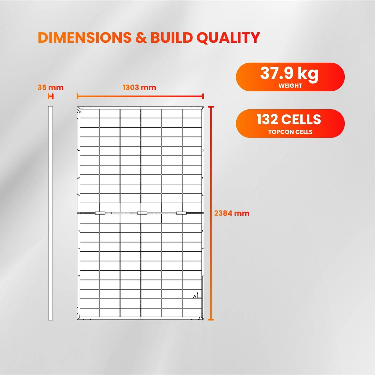 Panel solar bifacial TOPCon tipo N de 705 W de Canadian Solar, 31 unidades por palé (fabricado en EE. UU.), $0,396/W