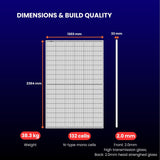 Panel solar bifacial de doble vidrio i-TOPCon tipo N Trina de 710 W/720 W (33 paneles/palet) $0,371/W