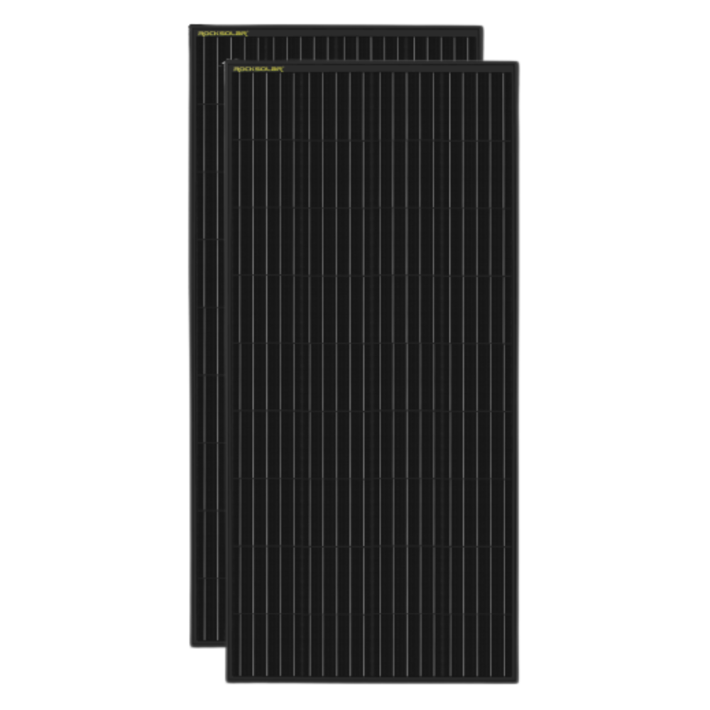 ROCKSOLAR 400W 12V Rigid Monocrystalline Solar Panel(2X200W)