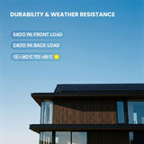 Paneles solares bifaciales Seraphim Sable TOPCon de 440 W, completamente negros (36 paneles/paleta) $0,345/W 