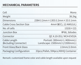 JA Solar 710W n-type Double Glass Bifacial Modules (Sell in full pallet only, 33 panels/pallet)