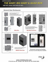 MidNite Solar - MNBABYBOX Baby Box Enclosure DC breaker box