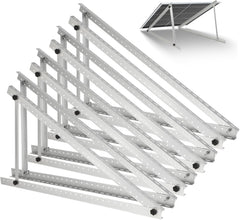 Kit de montaje de tierra y pared de ángulo ajustable para panel solar de 440 vatios