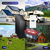 Rocksolar 10kW Off-Grid Solar Kit with Hybrid Inverter, 48V Lithium Storage & 12×600W Panels