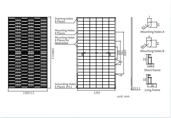 JA Solar 710W n-type Double Glass Bifacial Modules (Sell in full pallet only, 33 panels/pallet)