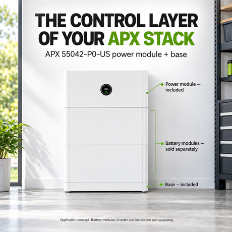 Growatt APX 55042-P0-US — real-world application concept; site requirements and system configuration vary
