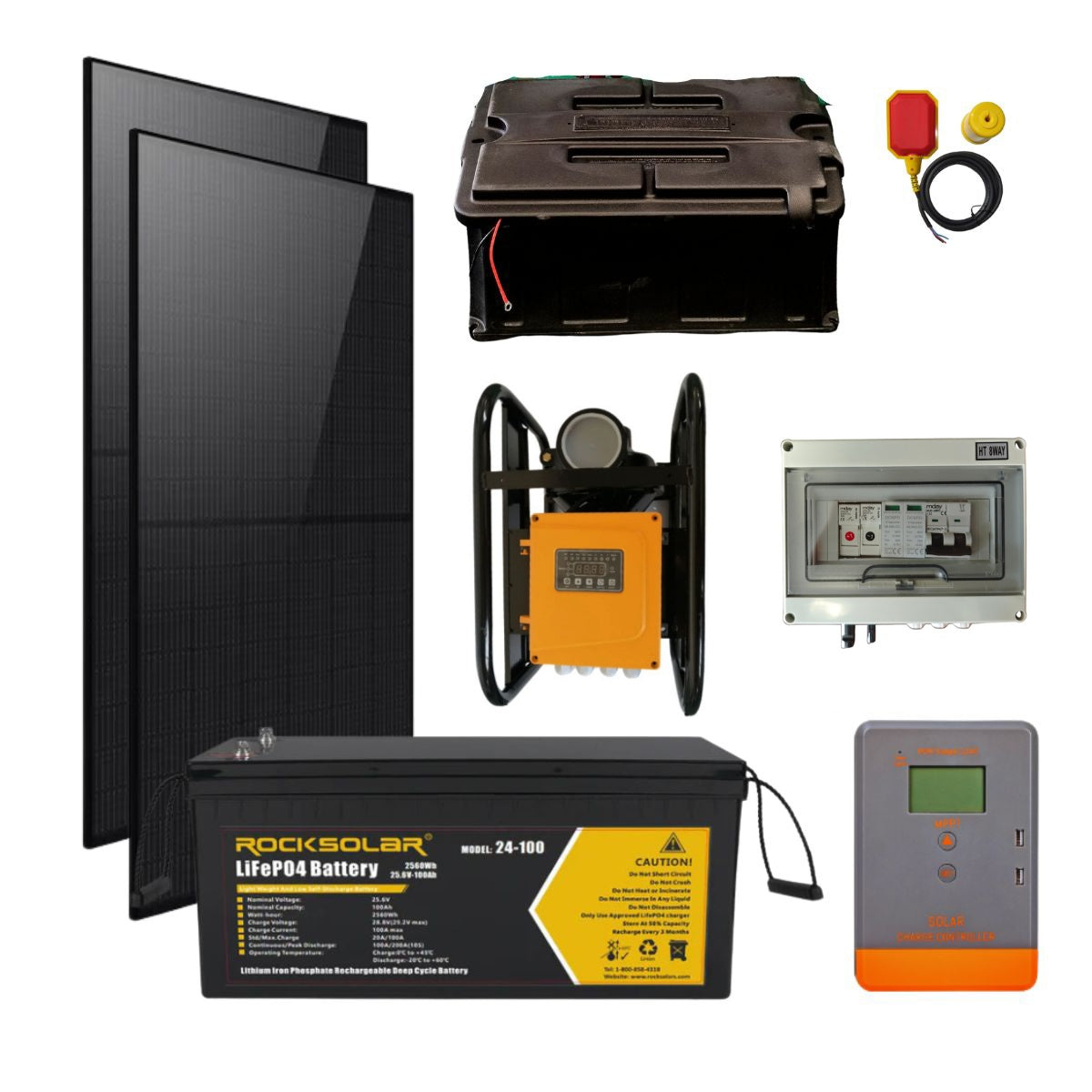 Solar DC Brushless Water Transfer Pump System for Cattle farmers