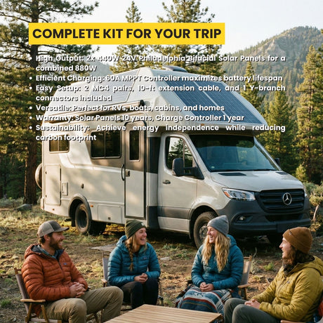 rv solar panel kit​