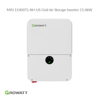 Inversor de conexión a red Growatt 11,4 kW MIN 11400TL-XH-US | Inversor solar con almacenamiento de batería