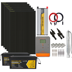 Sistema de bomba de agua solar fuera de la red ROCKSOLAR 3000W 24V