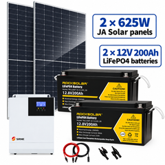 ROCKSOLAR 3000W 24V Off-Grid Solar System