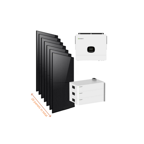 12kw off grid solar system home 
