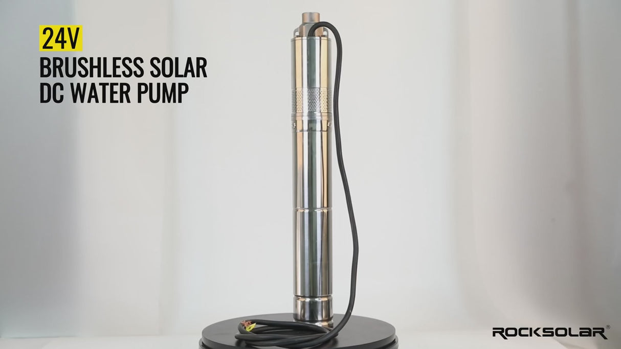 ROCKSOLAR 500W 24V Off-Grid Solar Water Pump Kit