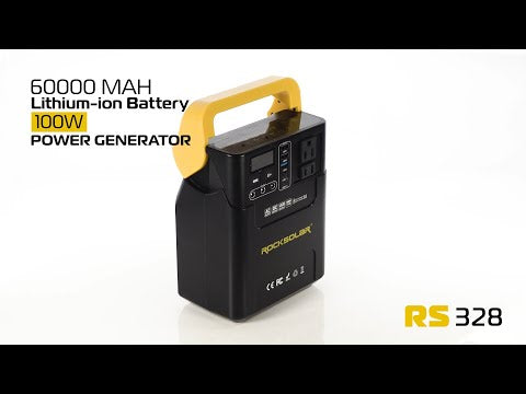 Rocksolar ROCKSOLAR Utility 300W Station d'énergie portable - Batterie  lithium et générate