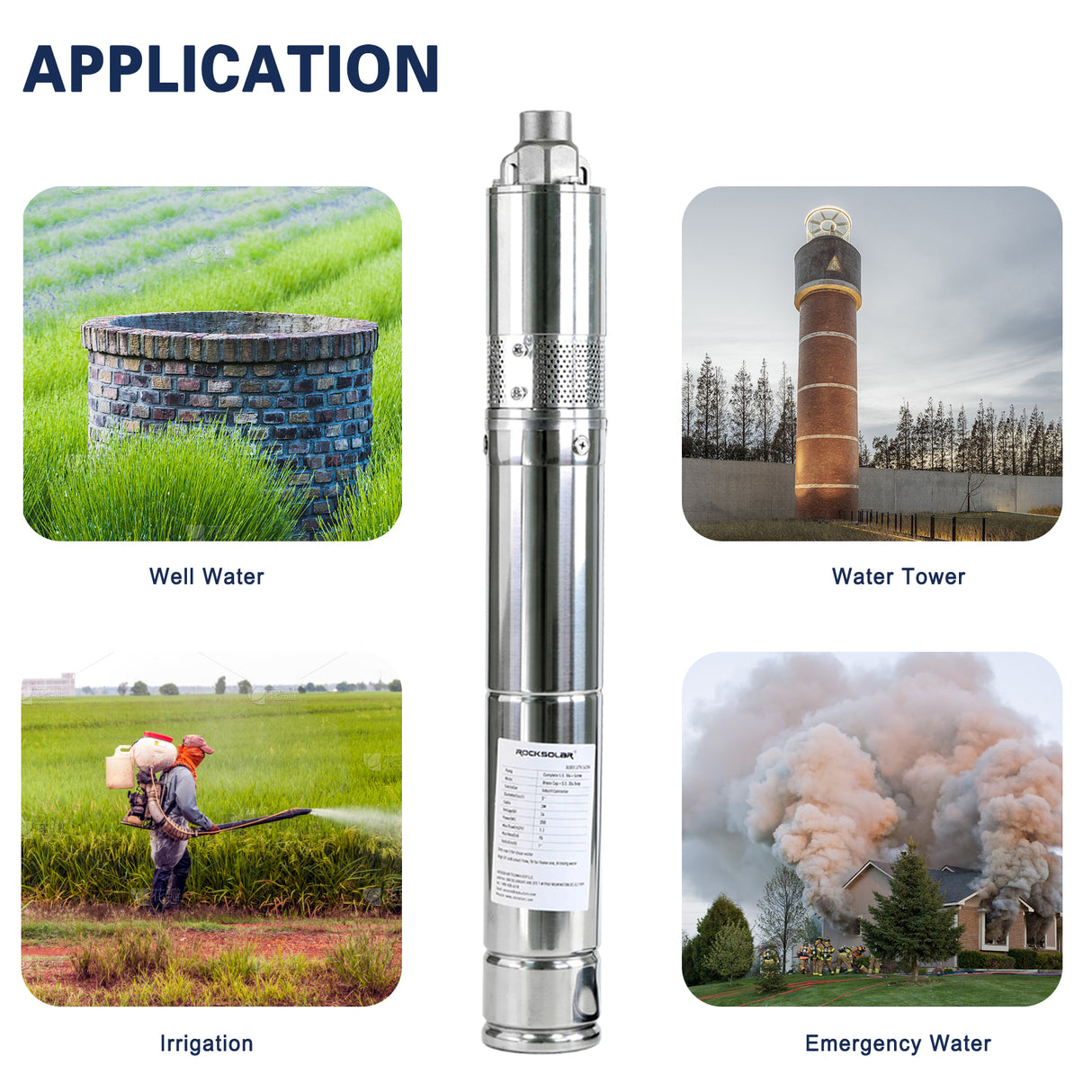 solar water pump for livestock,irrigation and more 