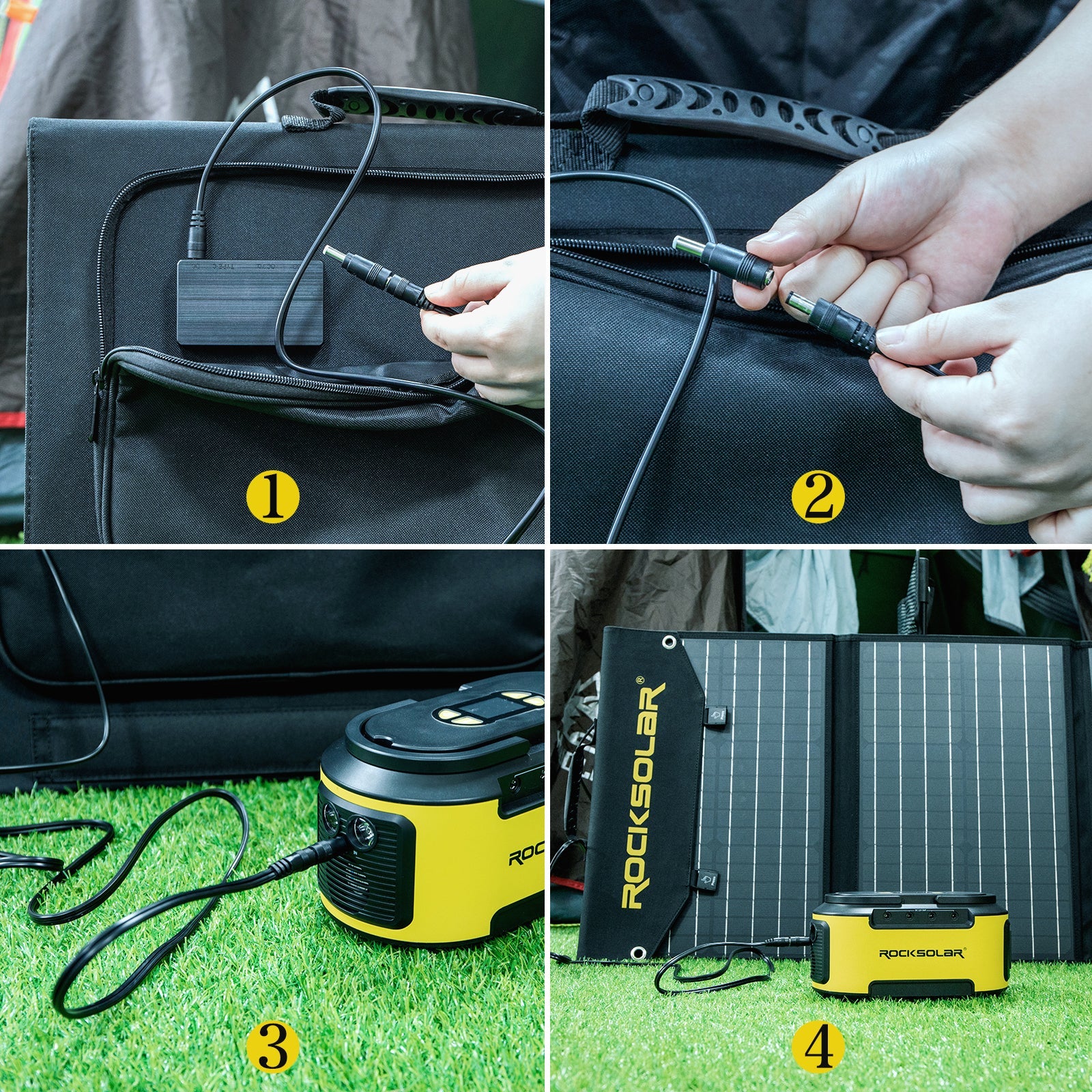 60W 12V Foldable Solar Panel | RV Solar Panels – ROCKSOLAR