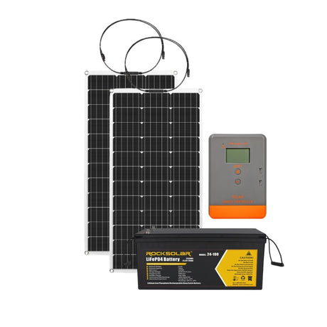 top-marine-battery-with-200w-solar-panel-kit-rocksolar-ca